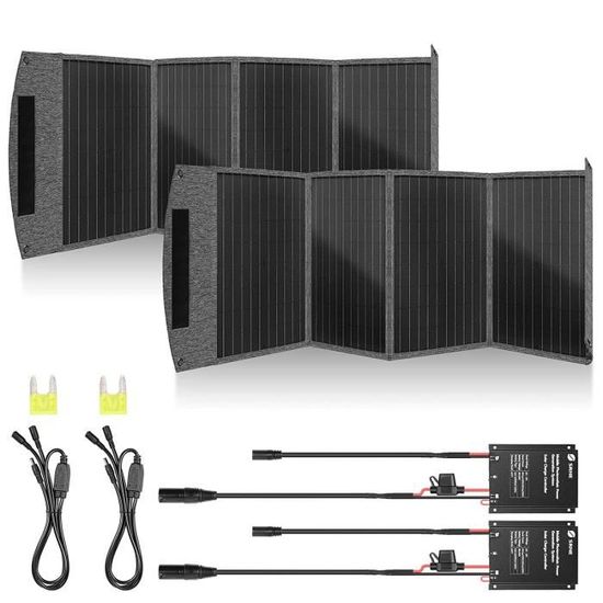 Kit Panneau Solaire 1200 MAh Pour Guirlande LED – Batterie Lithium 3.7V, Sortie 24V – Télécommande Incluse - 9
