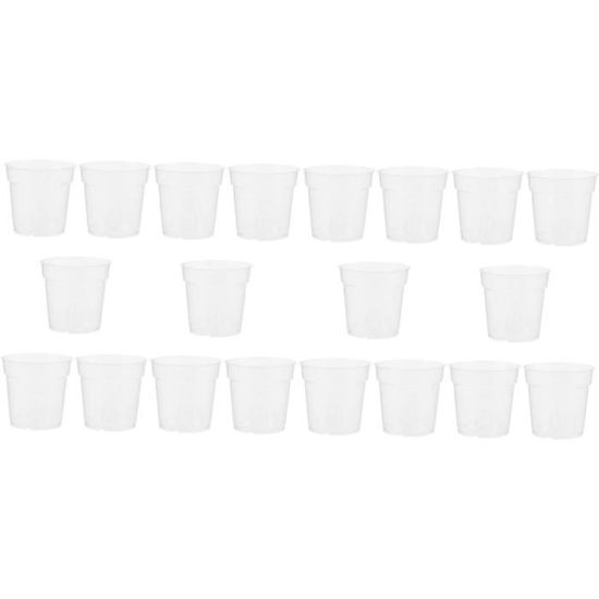 BEIUEN Pots Orchidées Auto-Arrosage | 15,24 Cm | Blanc | Lot De 8 | Avec Réservoir D'Eau | Pour Plantes