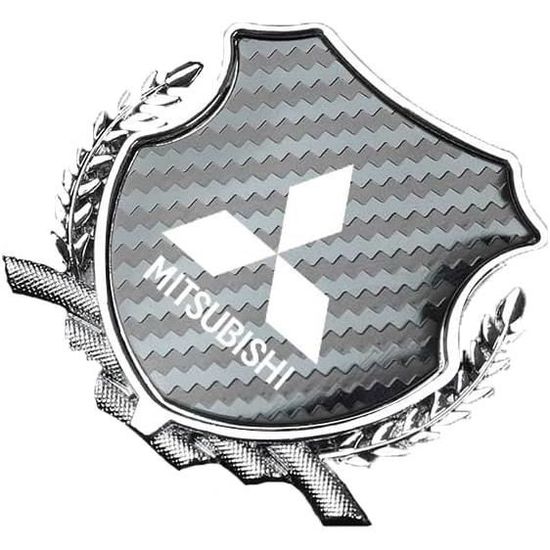 Autocollants voiture 3D emblème noir badge autocollant matériau haut  emblème