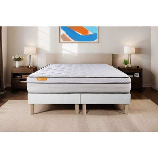 Baldiflex Emporio Matelas à mémoire de forme pour lit double, hauteur 20 cm, revêtement en Aloe Vera, dimensions 140 x 200 x 20 cm