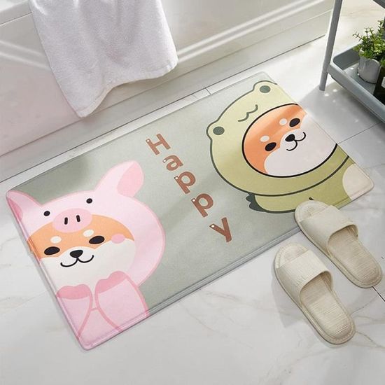Tapis De Baignoire Antidérapant Anti-Moisissure Antibactérien Lavable
