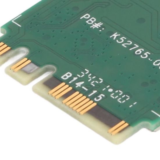 Carte WiFi 6E RTL8852CE - Bluetooth 5.3, 5374 Mbps, Triple Bande, M.2 NGFF
