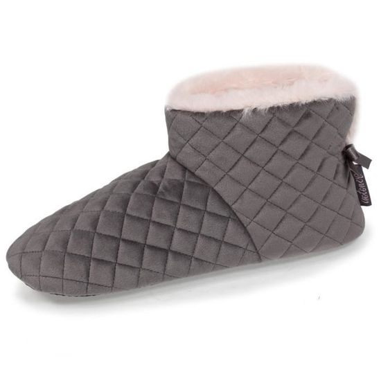 Isotoner chaussons bottillons femme hotsell