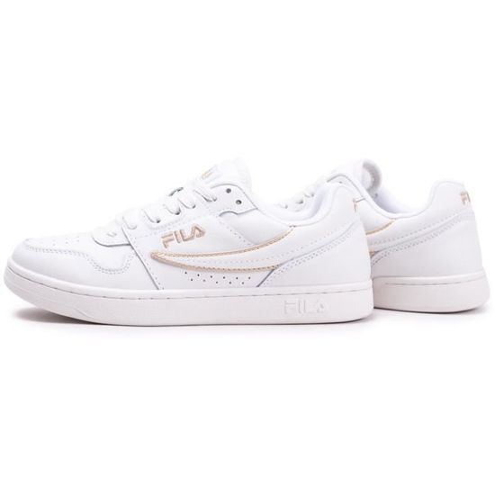 BASKET FILA ARCADE BLANC DORE 1010773 1FG Blanc Cdiscount Chaussures