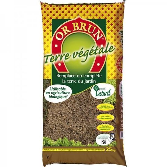 Or Brun Terre Vegetale Fertilisee 30l 25kg Achat Vente Terreau Sable Or Brun Terre Vegetale Fe Cdiscount