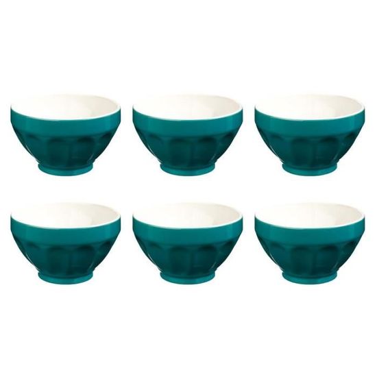 Lot De 6 Bols à Matcha En Céramique Avec Bec Verseur - Kit Complet Pour Cérémonie Matcha Vert Dégradé