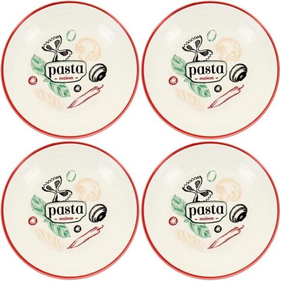 Set de 2 assiettes creuses, assiettes à pâtes, assiettes creuses, bol à Set de 2 assiettes creuses, assiettes à pâtes, assiettes creuses, bol à