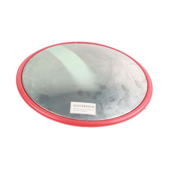 Miroir Convexe De Sécurité 60 Cm - Angle 130°, Support Mural, Pour Allée Garage Entrepôt