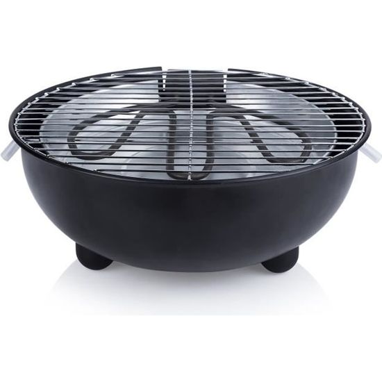 Barbecue électrique de table - Tristar - BQ-2880 - 1250W - Diamètre de cuisson 30cm - Noir