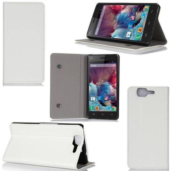 Housse Coque Etui Pochette Pour Wiko Lubi 2 / Lubi 3 Avec