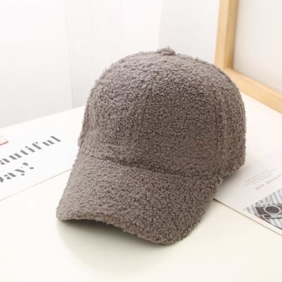 Casquette de Baseball Homme - INSFITY - Classique - Couleur Unie - Noir