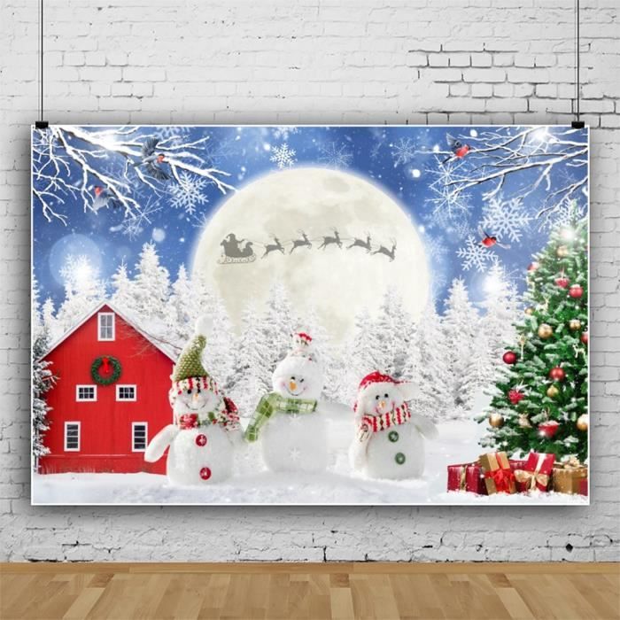 Fond de photographie de Noël abstrait support de toile de fond de cercle