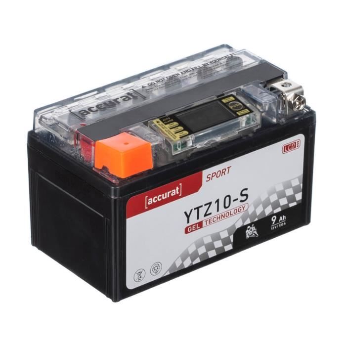 Batterie moto YTZ10-S 9Ah GEL