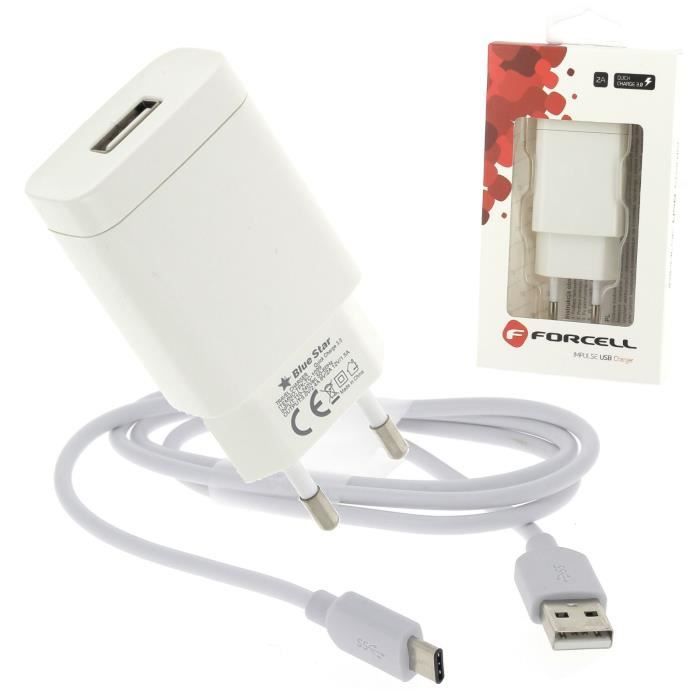 Chargeur Rapide Câble Type-C Quick Charge Pour XIAOMI Mi A3 - Mi 9T Pro - Mi 8 Pro - Mi 9 SE - REDMi Note 7 - Mi Mix 3 - Mi ... et +