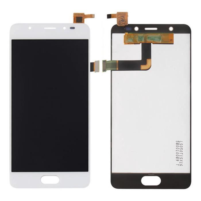 Vitre Tactile Ecran LCD Assemblé de Remplacement pour Wiko U Feel Prime (Blanc) avec Outiles