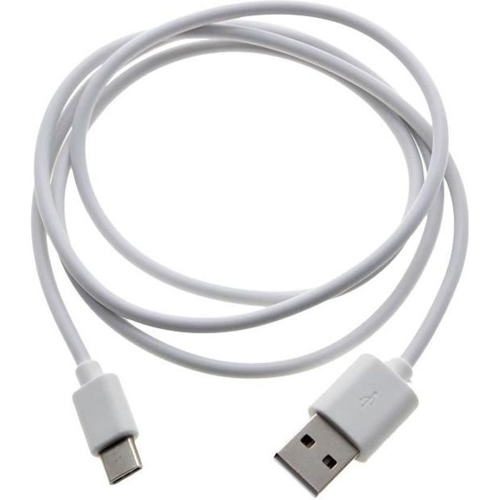 1m Data Sync et Charge USB 3.1 Type C Mâle à USB 2.0 Mâle Câble de Charge des Données pour MSI Gaming Notebook - Blanc
