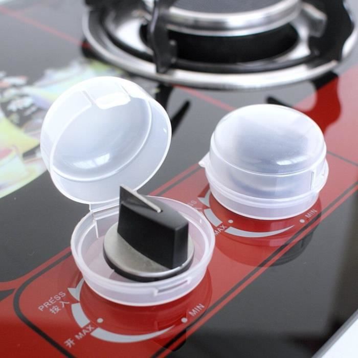 CHA 2 pièces enfant Safegaurd serrure cuisine cuisinière gaz four cuisinière bouton couvercle garde bouclier cuisine cuisson