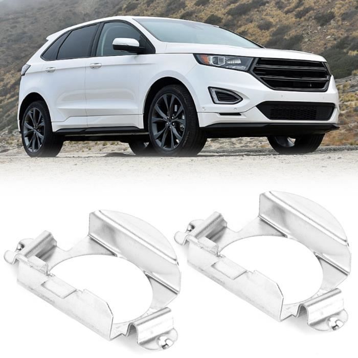 1 paire de support de retenue adaptateur pour ampoules de phares H7 LED pour Mercedes - Benz Ford Argent