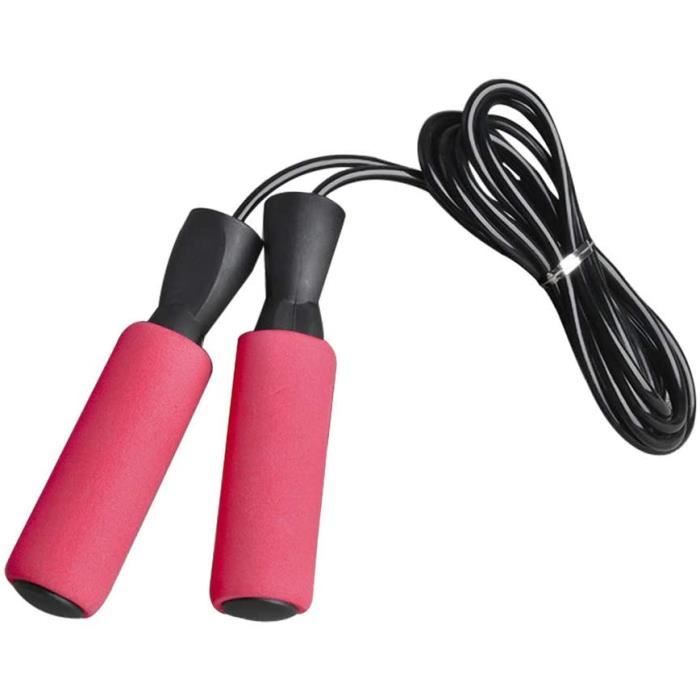 {Yokata} Corde à Sauter De Fitness Skipping, Portable Durable Et Facile à Ajuster, Saut Avancé pour Tout Le Monde, Rose