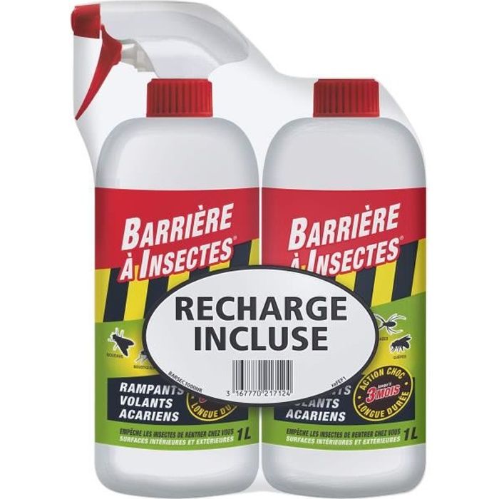 BARRIÈRE À INSECTE Barrière insectes Rampants Volants et Acariens - Prêt à l'emploi - 1 / 1 L