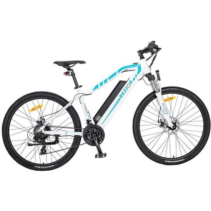 Vélo électrique Bezior M1 Pro,Moteur 500W,100km d'autonomie,Batterie 12.5Ah,Roues 27.5 * 2.25'',Vitesse maximale 25km/h