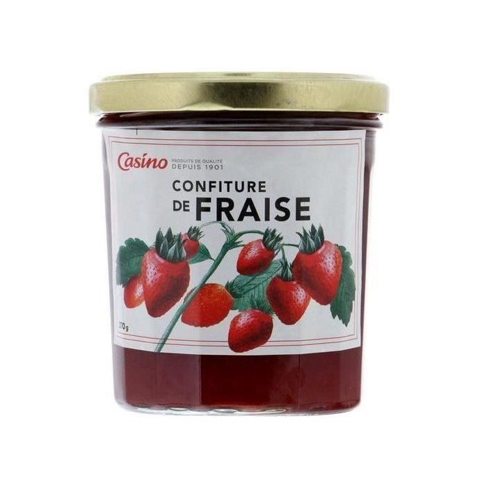CASINO Confiture de Fraise - 370 g