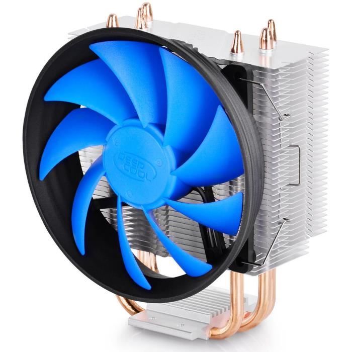 DEEPCOOL Ventilateur pour processeur Gammaxx 300 - Ventirad CPU - 1x120mm - Dimensions : 135,7x121x75,5 - Cuivre, Aluminium