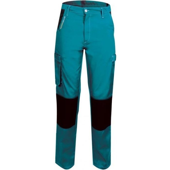 Pantalon de travail femme Turquoise Noir