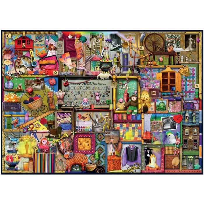 Puzzle 1000 pièces Colin Thompson : Le placard ...