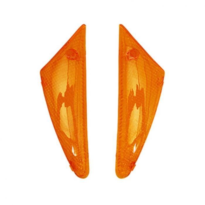 PHARES CABOCHON CLIGNOTANT SCOOT ADAPTABLE PEUGEOT 50 BUXY, ZENITH, SPEEDAKE AV ORANGE (PAIRE) -RE