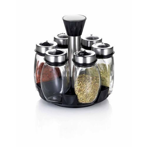 TABLE&COOK PORTE EPICES 6 POTS + TOURNIQUET INO…
