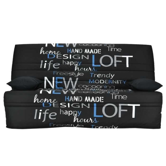 Banquette-lit clic-clac matelas SOFAFLEX 130 cm - ROLO n°3 -