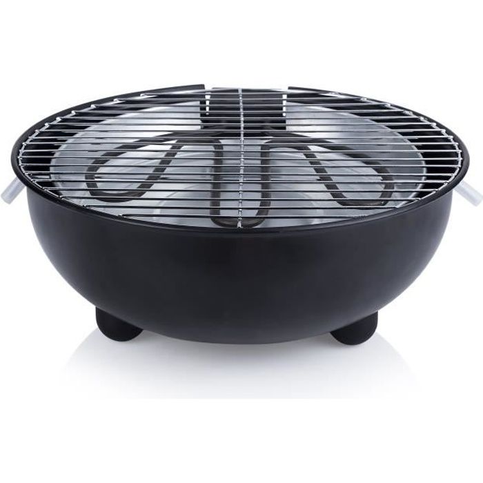 Tristar Barbecue électrique de table BQ-2880 1250 W 30 cm Noir