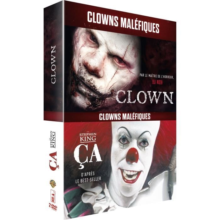 Dvd Warner Bros Clowns Maléfiques : Clown + ça - Coffret Dvd