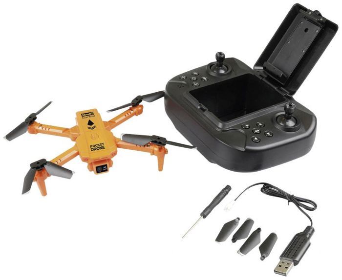 Véhicule radiocommandé - Revell - RC Quadcopter Pocket Drone - Compact - Prêt à voler - 14 ans et plus