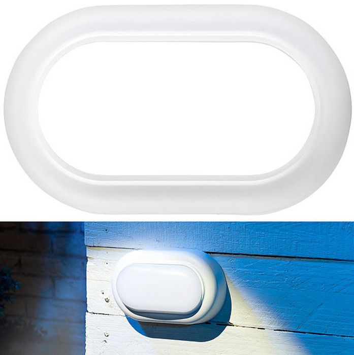 Lampe LED - Luminea - Ovale - 540 lm - 8 W - IP54 Résistante aux chocs