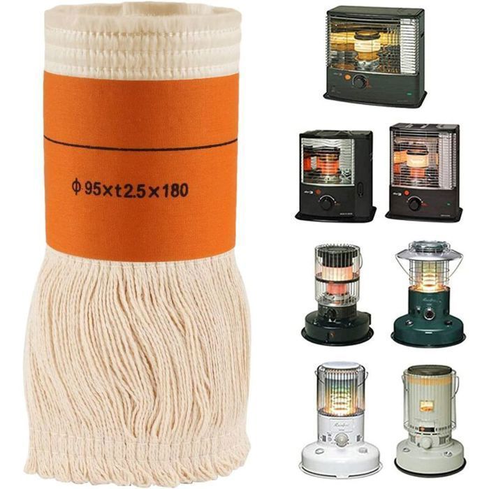 Comparer les prix de Mèche de Rechange - YYV - Compatible avec Réservoir Pétrole - Couleur Beige - Chauffage Kérosène