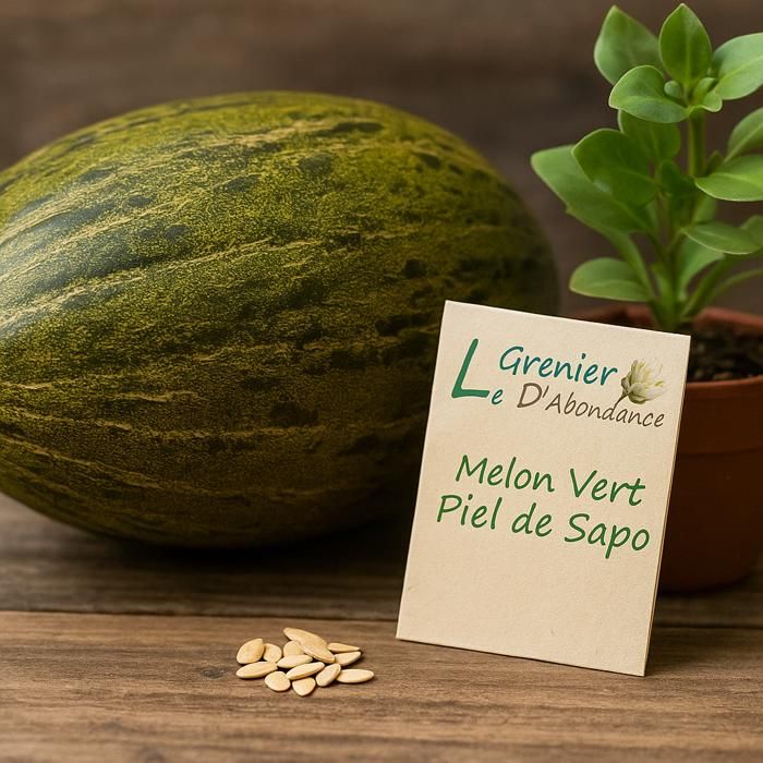 Graines Melon De Cavaillon – 20 Graines à Semer – Fruit Sucré Et Juteux – Semis Mars-avril, Récolte été