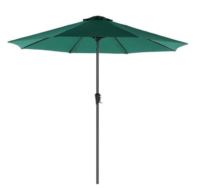Parasol De Jardin,270cm,parasol Inclinable Avec Manivelle,hexagonal