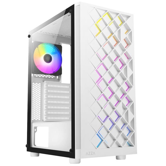 Boitier PC Moyen Tour ATX Azza Spectra RGB avec panneau vitré - vue 2