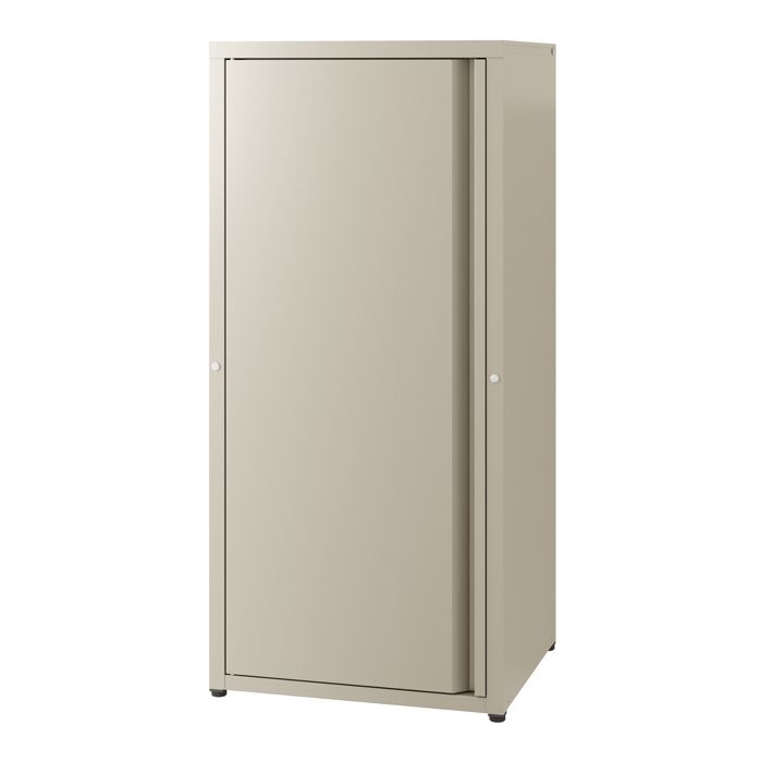 Armoire métallique Burlöv acier 88 x 40 x 35 cm camel