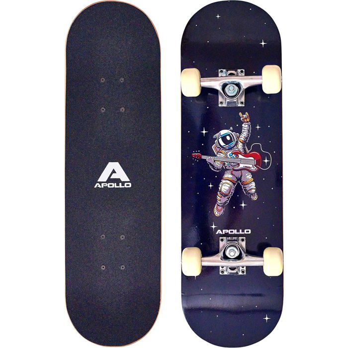Skateboard Complet En Bois Pour Enfants Et Adolescents Abec 7 (Space