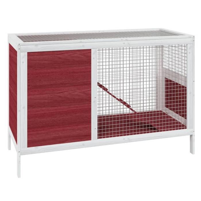 Meilleurs prix pour JILLS - Poulailler enclos cage poules dextérieur Clapier moka 103x44x695cm - Bois de pin massif OCT66852086
