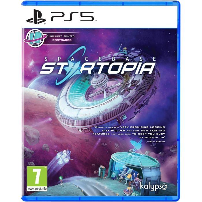 Jeu vidéo PS5 - Kalypso - Spacebase Startopia - Campagne solo - Mode multijoueur - Mode bac à sable - Ponts de survie