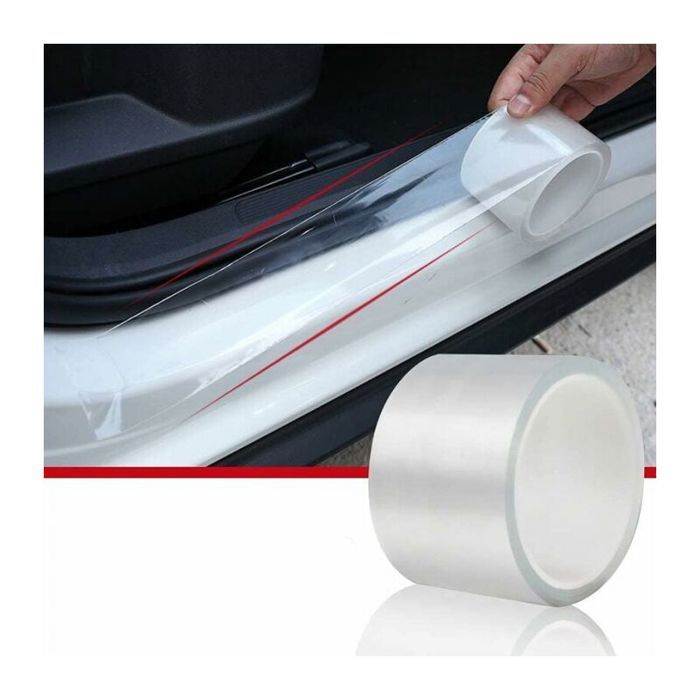 3mx10 cm film pour Voitures Motos Vélos - Transparent Autocollant Protection Peinture Protection Bord de Porte Protection Bor