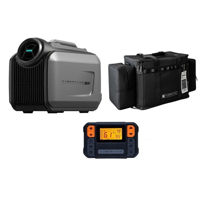 Climatiseur portable CYBERTAKE S2 Pro - 5100 BTU - 1500W - réversible chaud/froid - R290 - voiture - camping