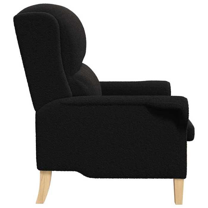 Fauteuil Ergonomique Noir Tissu Bois Standard Ergonomique_2 ans garantie_52221 Fauteuil Ergonomique Noir Tissu Bois Standard Ergonomique_2 ans garantie_52221