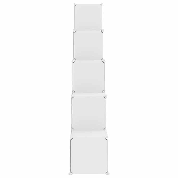 Magnifique Armoire de rangement pour enfants avec 15 cubes Blanc PP - design polyvalent - pour maison - Blanc 10.8 kg 2026_731794