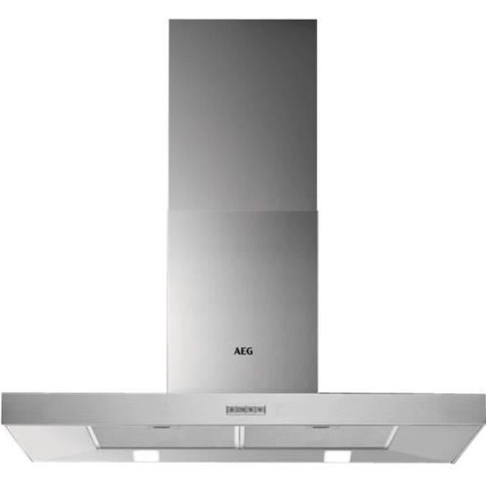 Aeg Dbb4950m Hotte Hotte Decorative Largeur 89 8 Cm Profondeur 50 Cm Evacuation Recyclage Acier Inoxydable Achat Vente Hotte Cdiscount