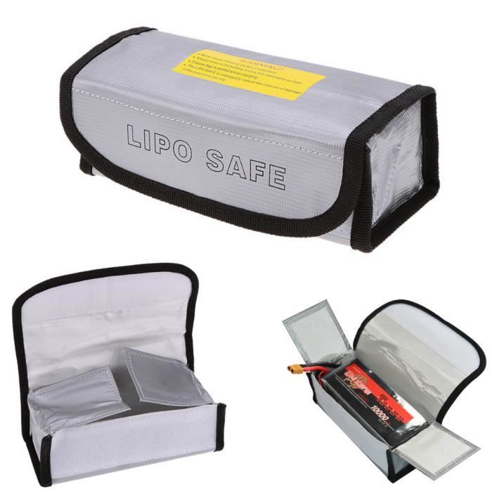 5PCS Sac de sécurité pour batterie Lipo, étanche et ignifuge, sac de  Protection pour batterie Lipo - Cdiscount Jeux - Jouets